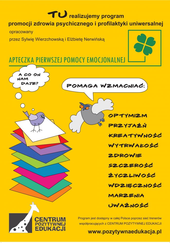 Program Apteczka Pierwszej Pomocy Emocjonalnej