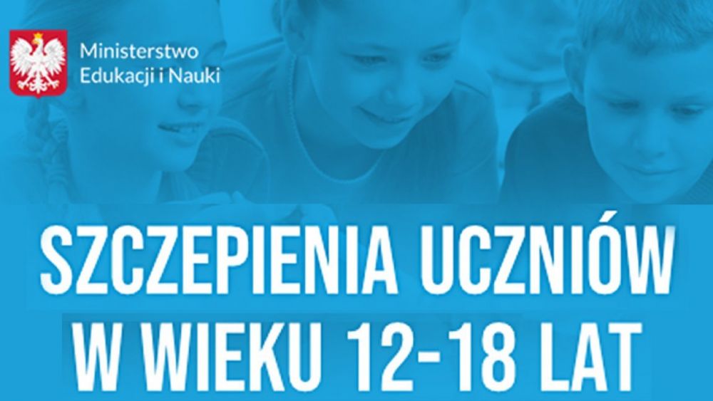 Szczepienia uczniów w wieku 12-18 lat