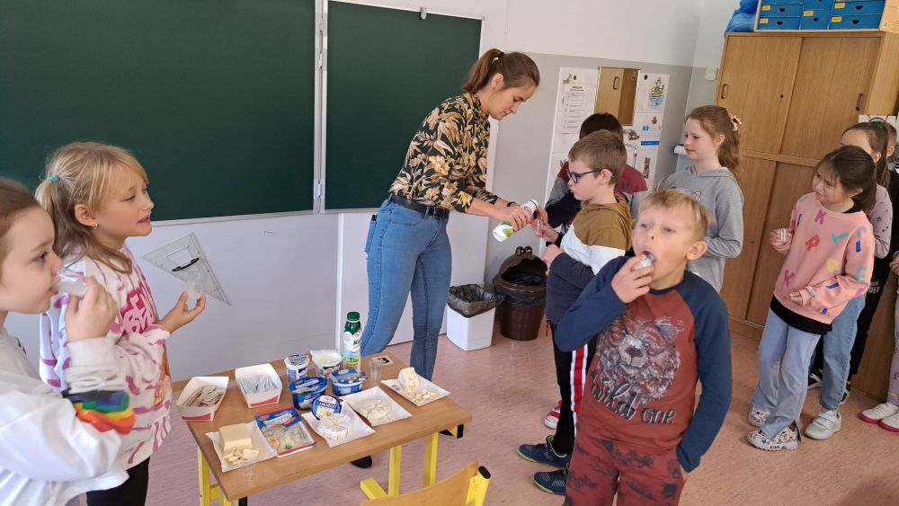 Degustacja przetworów mlecznych