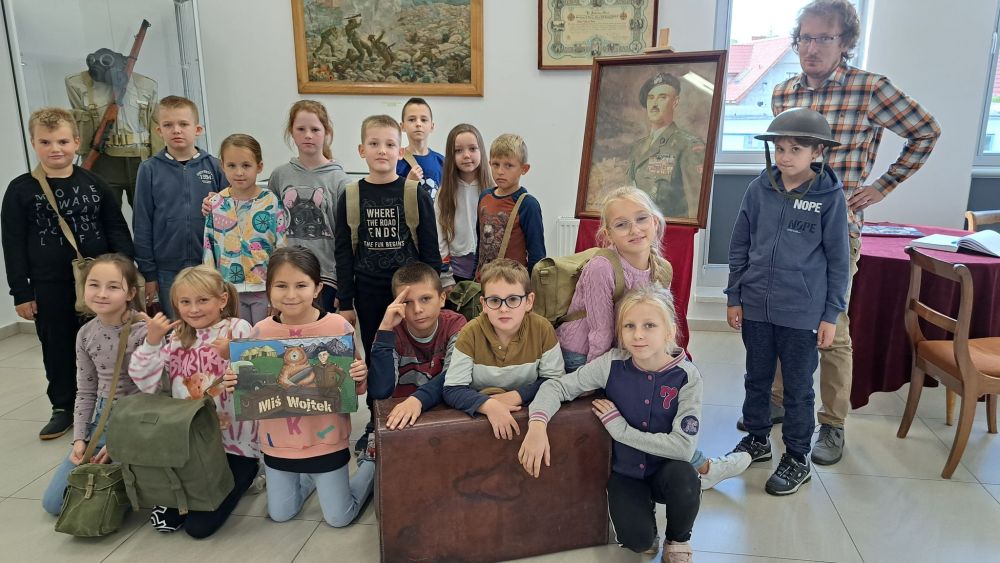Lekcja historii w Muzeum Historii Ziemi Kamieńskiej