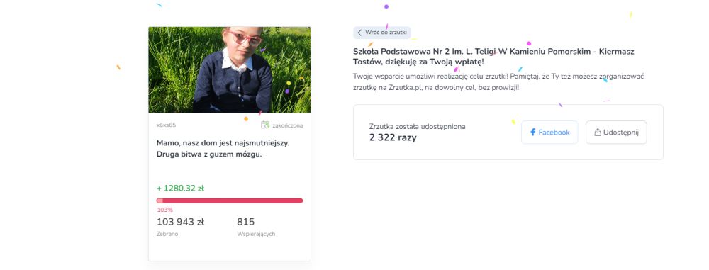 Kiermasz tostów dla Ali