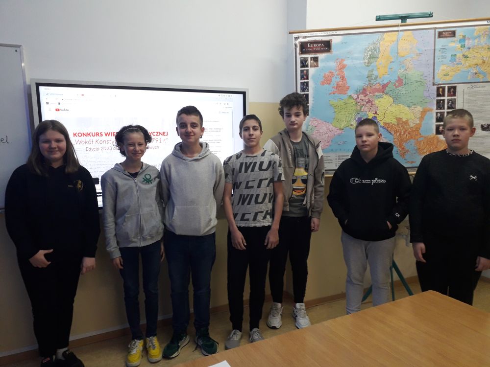 Szkolny Konkurs Historyczny "Konstytucja 3 maja – geneza, postanowienia, znaczenie"