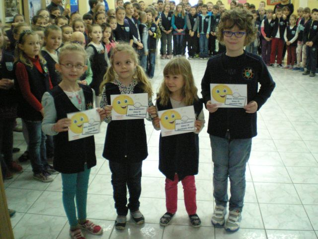 Wyniki konkursu Miss i Mister Grzeczności klas I-III oraz Superkulturalny Uczeń klas IV-VI za styczeń 2014 r.