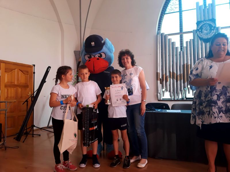Powiatowy Turniej Wiedzy Prewencyjnej ,,Bądź bezpieczny z Gryfusiem”