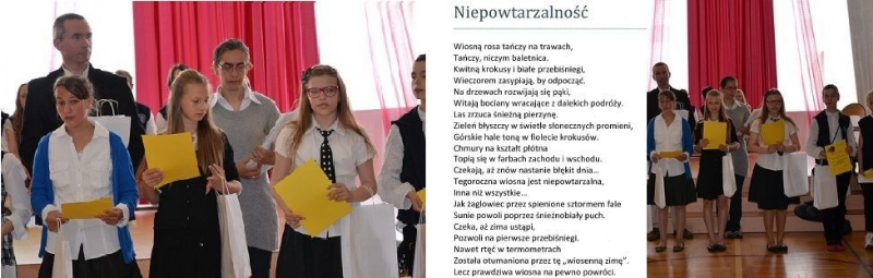 Wyróżnienie w Wojewódzkim Konkursie Poetyckim